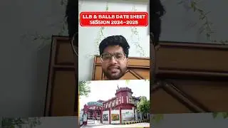 LLB & BALLB 1st year Date sheet?? #mayurllb  | Dbrau llb ballb exam postponed