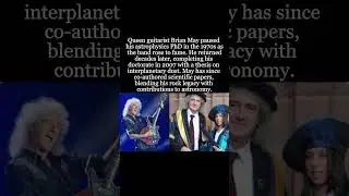 Queen's Guitarist Brian May Completed His Astrophysics PhD Decades After Rock Stardom. #BrianMay