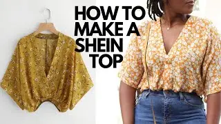 DIY| HOW TO SEW A SHEIN SHIRT| DIY SHIRT.