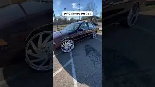 94 Caprice on 26s #youtube #short #bubblechevy #bubblecaprice