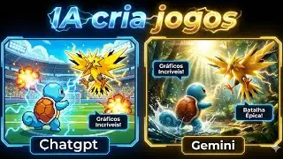 CHAT GPT  vs GEMINI Criando Pokémon do ZERO!