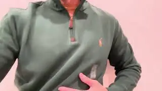 Мужская флисовая толстовка Polo Ralph Lauren с длинным рукавом и застежкой-молнией на четверть об...