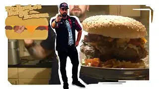 Trollumbo's Burger Bonanza: Spanish Paella Burger
