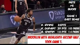 ALL NETS HIGHLIGHTS | BROOKLYN NETS VS MILWAUKEE BUCKS GAME 1 EAST SEMIFINALS 2021 NBA PLAYOFFS