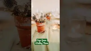 Sage green wedding theme with garden vibes #weddingstyling #weddingdecor #gardenwedding