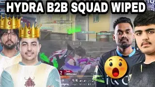 HYDRA BACK TO BACK SQUAD WIPED 🐉 | HYDRA VS IQOOSOUL | HYDRA VS CHEMIN ESPORTS | HYDRA STARBOY