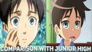 Comparison with Junior High in Attack On Titan 2020