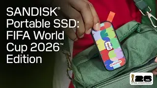 SANDISK&reg; Portable SSD: FIFA World Cup 2026&trade; Edition
