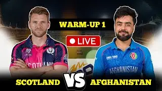 AFGHANISTAN VS SCOTLAND LIVE | WARM-UP MATCH| SCO VS AFG LIVE