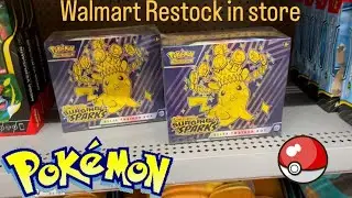 Pok&eacute;mon Restock in store at Walmart #pokemon #pokemoncards #subscribe #explore 