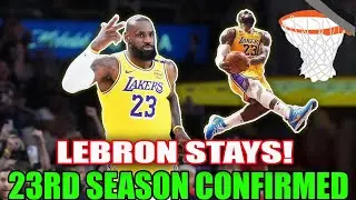 LEBRON JAMES EXPECTED TO STAY WITH LAKERS &mdash; TRADE TALK OVER?!