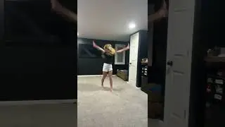 Flipping and jumping in my basement! 🤸&zwj;♀️ #gymnasticflips #gymnast #backhandspring #backflip #fyp