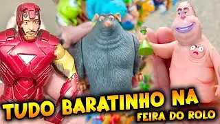 GASTEI 10 REAIS na FEIRA do ROLO! MARVEL, ACTION FIGURES, RARIDADES! CA&Ccedil;ADA de BRINQUEDOS
