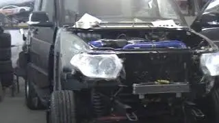 SWAP УАЗ ПАТРИОТ  V8  Пробный запуск 2UZ  на УАЗ 