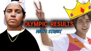 OLYMPIC SKATEBOARDING RESULTS | #MenStreet #OlympicSkateboarding #SkateboardingOlympics