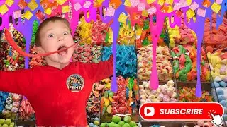 Mega Starburst homemade GIANT candy slime DIY