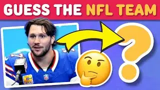 GUESS THE NFL TEAM BY THE QUARTERBACK 🏈 Super Bowl 2025 | Football Quiz