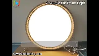 New Shine Lighting acoustic fin drum lights
