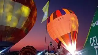Hot air balloon show hyd live parade ground 