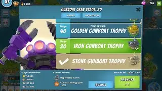 Boom Beach Gunboat Crab 20-29 for hq19+