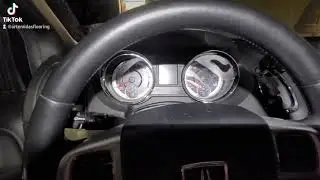 how to reset oil change indicator on dodge caravan 2017 / как сбросить индикатор замены масла.