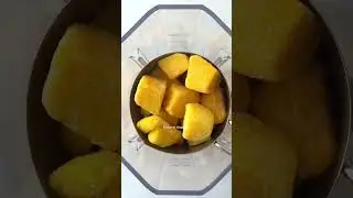 2-ingredient Healthy Mango Frozen Yogurt😍 #healthydessert #frozenyogurt #icecream