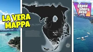 ECCO LA VERA MAPPA DI GTA 6! Analisi Completa & Tutti I Dettagli VERI