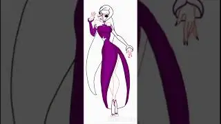Ibispaint X:Evelyn_Darkness Pricess of Darkness Arcanix Ivix Club