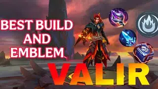 Valir Best Build & Emblem 2026 | Top Global Valir Setup 🧙&zwj;♂️🔥