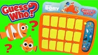 Guess Who? Finding Dory Board Game Challenge Surprise Toys Family Game Night by DisneyCarToys