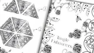 The Book of Botanical Tangles 2 #zentangle  #zentangleart  #certifiedzentangleteacher