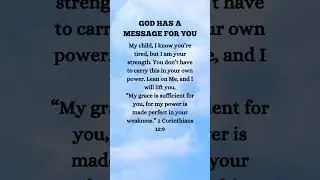 God's message for you today. #motivation #encouragement #quotes #godsays #foryou #viral #moodlifter