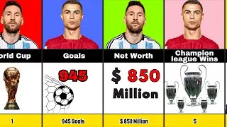 Comparison : Ronaldo vs Messi  Who is  the Best? | Celebrity Stats