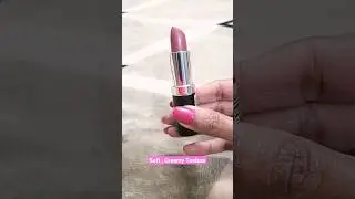 RIMMEL Shimmers Lipstick 💄 Pink Frosting 💋 | #shorts #lipstickswatch #rimmellondon