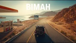Journey to Bimmah Sinkhole 🟦 | Fuel Stop, Arabian Sea Views & Oman Road Trip