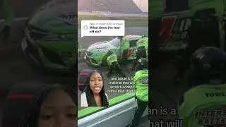 #greenscreenvideo Our cooler version of windshield wipers! #tearoff #NASCAR #pitstops