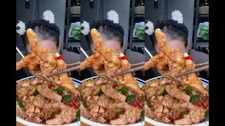 ASMR MUKBANG Meat Dumpling SEAFOOD DELICIOUS PORK BELLY EATING SHOW EatingWithLi