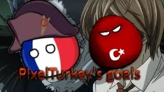Pixelcanvas Edits #1 - PixelTurkey's goals [Death Note Edit]