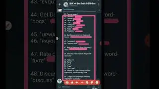 GUIDE OF OTHER KEYWORDS SHORT DETAILS ON TELEGRAM