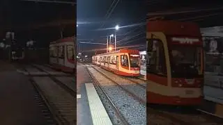 УКВЗ 71 - 623.03(КТМ 32.03), СМЕ 5858 - 5862 маршрут СТ2 на проспекте им. Ленина