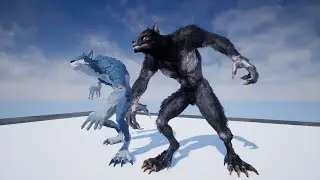 Baruk the werewolf for Unreal