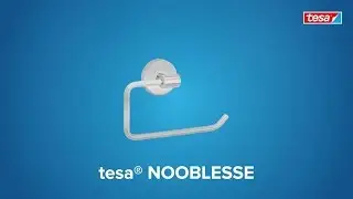 How to use the round, stainless-steel style tesa&reg; Nooblesse toilet paper holder