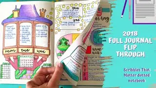 BULLET JOURNAL 2018 / FLIP THROUGH / SCRIBBLES THAT MATTER