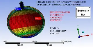 ANSYS Workbench Tutorials | Udemy Promotional Video | Basic Course | Intermediate Level