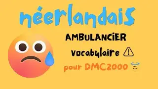 1750 AMBULANCIER 🚑 vocabulaire en N&Eacute;ERLANDAIS - pour DMC2000 🤗