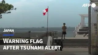 Warning flag hoisted on Japan coast after tsunami alert | AFP