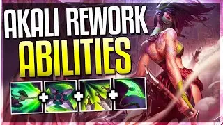 new akali rework - akali game play