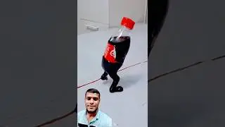Crazy Monkey Cake party🐒🎂🤣 Don't Try Burning Coke at Home 😱❤️&zwj;🔥🥤#funny #shots #