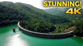 Man Flies a Drone Over Paltinu Dam in Romania &ndash; What He Captured Is STUNNING! 4K