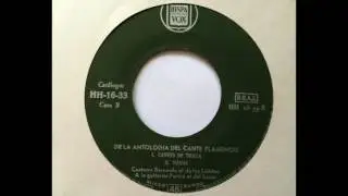 Bernardo el de los Lobitos. Cantes de trilla y nanas. Ep vinilo Hispavox, 1958.